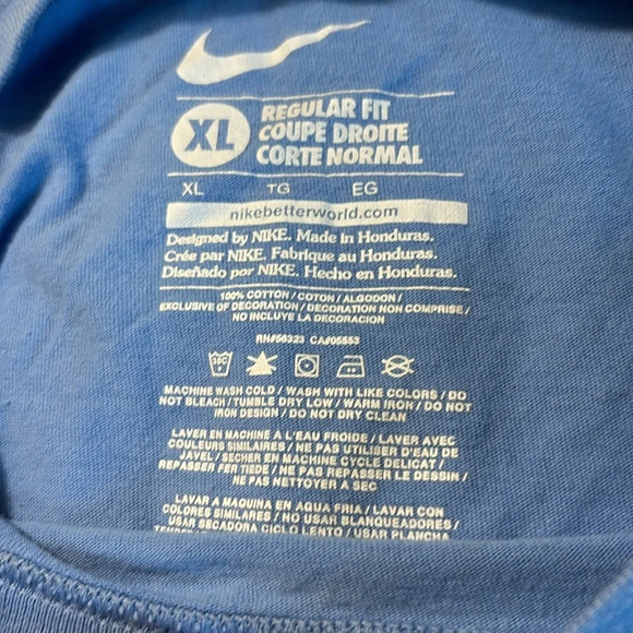 Nike KC Royals Baseball Short Sleeve Blue Tshirt size XL - Picture 3 of 7